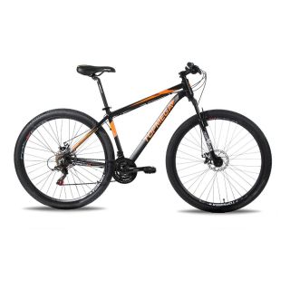 Bicicleta Mountain Bike Topmega Regal S R29 21V - Negro y Naranja