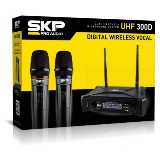 MICROFONOS INALAMBRICOS SKP Pro Audio UHF-300D