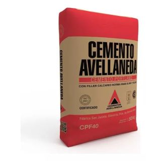Cemento Avellaneda 40Kg x 2 pallets x 40 U
